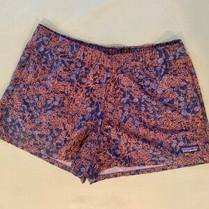 Botanical Print Patagonia Shorts Size Small